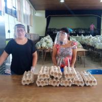 Novena entrega de alimentos