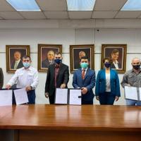 Representantes de las instituciones involucradas 