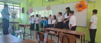 Por primera vez, curso lectivo inició con todos los centros educativos abiertos