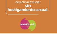Tenemos derecho a estudiar sin hostigamiento sexual.