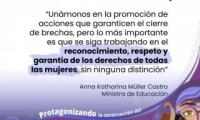 Mensaje de la Ministra de Educación, Anna Katharina Müller Castro.