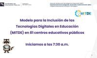 MITDE 81 centros educativos