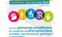 ¡Que las  personas estudiantes en condición de discapacidad  accesen, permanezca